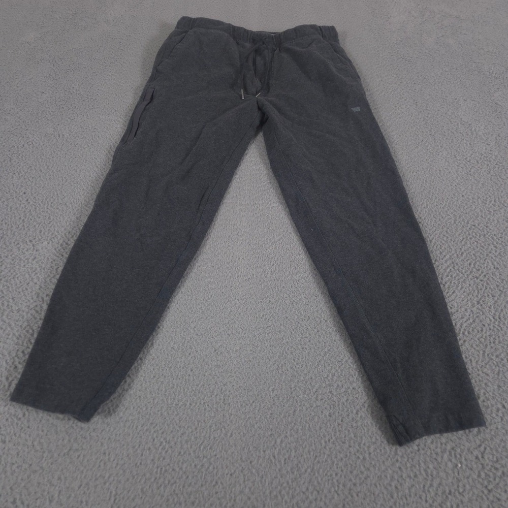 Mack Weldon Sweatpants Mens Medium Charcoal Ace Tapered Cotton‎ Stretch Jogger
